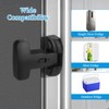 YCT Baby Proof Fridge Lock, Refrigerator Fridge Freezer Door Latch