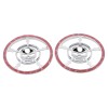 Unbranded Chrome 4-1/2" Speaker Trim Grill Cover For Harley Electra