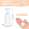 sourcing map 2PCS Flower Empty Foam Pump Bottle, 650ml Travel