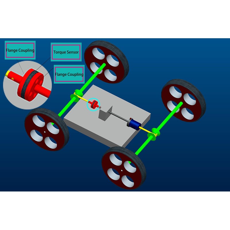 Aopin Rigid Flange Coupling 8mm Inner Flange Coupler Shaft for
