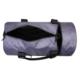 KAVU Duroga Duffle Bag Convertible Backpack With Detachable Shoulder Straps - Stone Topo