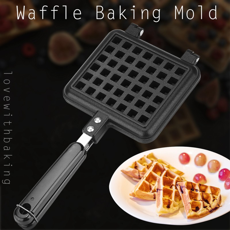 Household Kitchen Gas NOn Stick Waffle Maker Pan Mould Mold