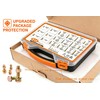 859PCS Grade 8 SAE Bolt Assortment Kit with Storage Box,