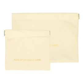 uxcell 2pcs Small Makeup Bag for Purse, PU Portable Pocket Cosmetic Bag Self-closing Organizer Pouch for Coin Change Cards Key, White