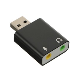 Operitacx USB Audio Adapter for Surround Sound External Stereo Sound Adapter for Headphones and Microphone Compatible with Laptop and Gaming Systems