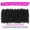 7 Packs GoGo Curl Crochet Hair 8 Inch Short Curly