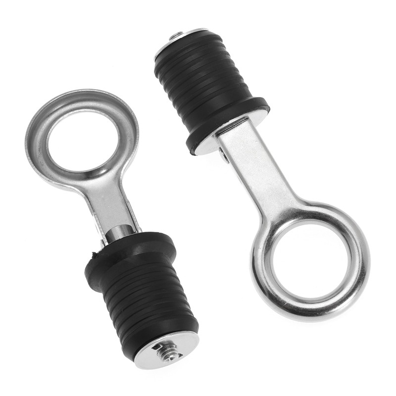 Nayciiy 2 Pcs Boat Plug Snap Handle Boat Drain Plug