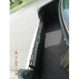 EACCESSORIES EA Rear Trunk Organizer Cargo Net for Toyota Camry 1995-2001 – Envelope Style Cargo Net for Sedan - Premium Mesh Car Trunk Organizer Vehicle Carrier Storage – Compatible with Camry