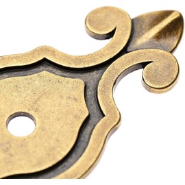 Mgoodoo Pack of 10 Pull Handles Knobs for Drawer Door Kitchen Cabinet Furniture Wardrobe Round Antique Brass