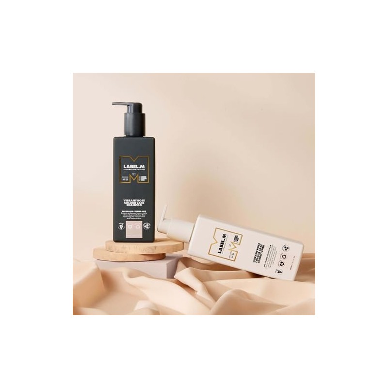 LABEL.M Vibrant Rose Colour Care Shampoo 300ml – With Recyclable