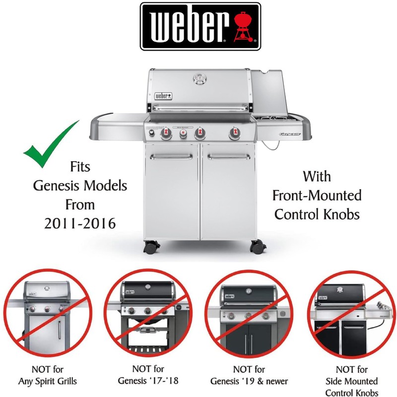 Weber 88848 Gas Grill Burner Knobs