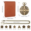Mini DND Dice Set Bronze Steampunk Gear Pocket Watch Case