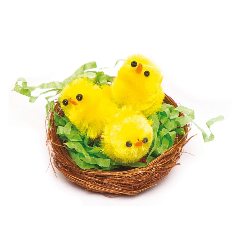 Baker Ross Mini-Vogelnester für flauschige Küken und Osterdekorationen (15 Stück)