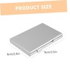 STOBOK Aluminum Alloy Sim Cards Storage Case Lightweight Card Keeper