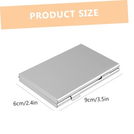 STOBOK Aluminum Alloy Sim Cards Storage Case Lightweight Card Keeper for Sim Memory Cards Ergonomic Design for Easy Access Water Resistant Protective Organizer for Travel