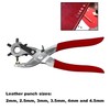 PEAKTREND Hole Punch Heavy Duty Leather Hole Puncher for Belts,