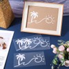 GORGECRAFT 4 Sheets Sunset Graphics and Stickers Sun and Wave