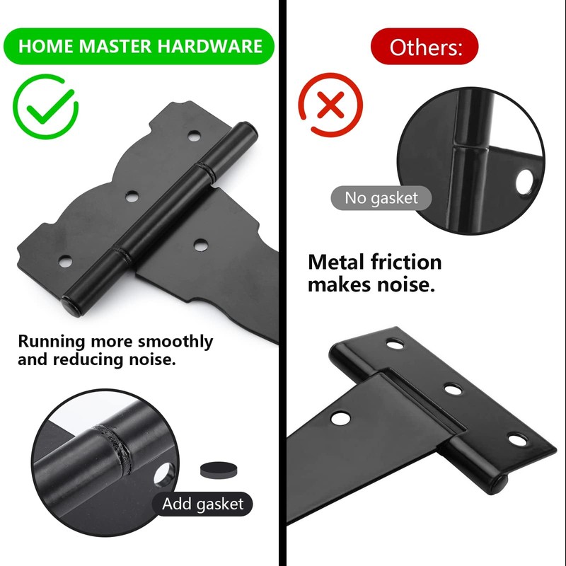 HOME MASTER HARDWARE 4 in Decorative T Strap Hinge Shed