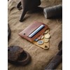 Crazy Horse Craft, Minimalist Wallet and Key Ring in Package,