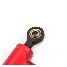 IRFKR Motorcycle Shock Absorber Steering Damper CNC Steering Damper Electric Scooter Directional Stabilize Dampers For Scooters(Red black)