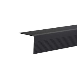 TMH Stair Nosing, Stair Edge Protector, 48" Long - Dark Bronze Anodized (Black) More Options Available