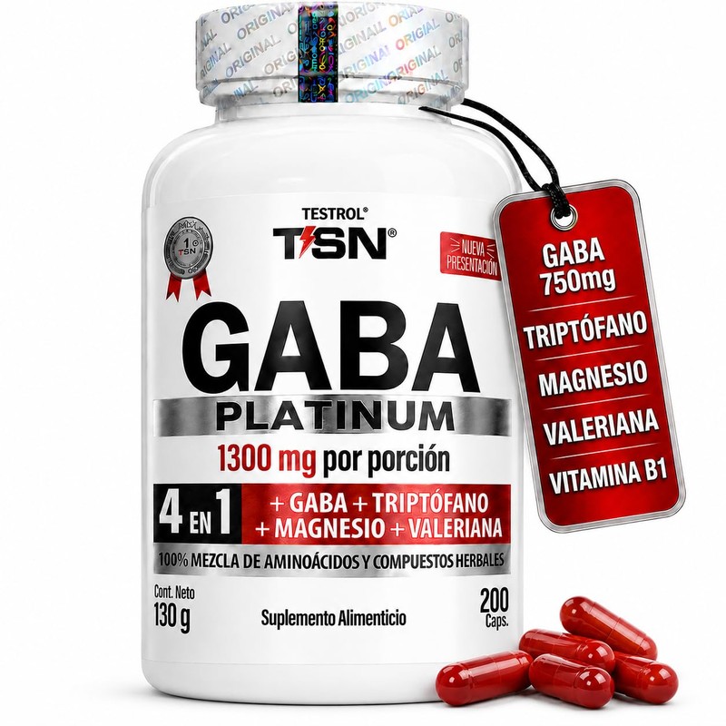 Gaba Platinum | Fórmula 4 En 1 | Gaba 750