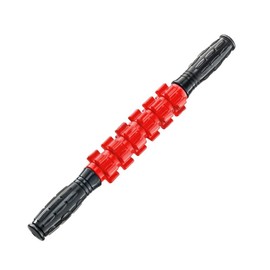 Muscle Roller Stick, Body Massage Stick Therapy Tool Leg Massager Rollers for Deep Tissue Massage, Trigger Points, Myofascial Release by (Orange/Black, 6 Roller Small)