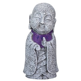 Ksitigarbha Jizo Ojizo Sama Japanese Figure, Purple