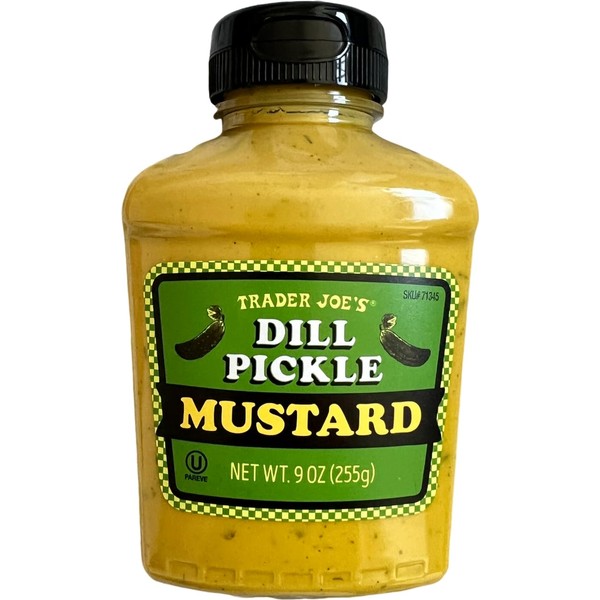 Trader Joe's Dill Pickle Mustard, 9 oz (Pack of 1)