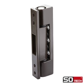 SOTECH 2 x Window Hinges 95 mm Brown RAL 8019 Door Hinges for Screw-On Renovation Hinges