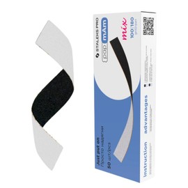 STALEKS PRO PapmAm Mix Pack of 50 Replacement File Sleeves for Straight File Base Expert Grit 100/180