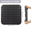 Shower Mat, Shower Mat, Non-Slip Mat, 48 x 48 cm,