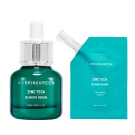 Bring Green 브링그린 징크테카 세럼 수분 앰플 진정 25ml + 리필 Bring Green Zinc Teca Serum Hydration Ampoule Calming 25ml + Refill