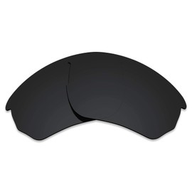 Alphax Stealth Black Polarized Replacement Lenses for Oakley Flak Beta OO9363