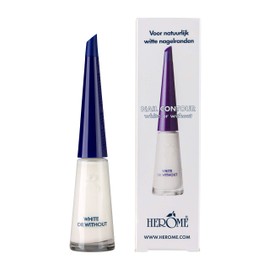 Herome Perfect Nail Contour 'White Or Without' with Reinforcing Effect - For Blossom White Nail Edges - French Manicure - 10 ml