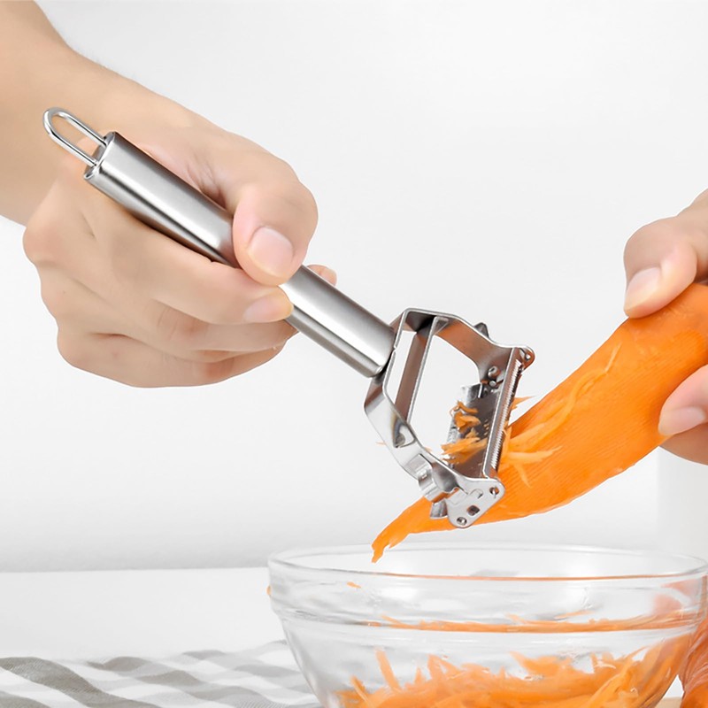 Taoluwin Vegetable Peeler, Dual Blade Stainless Steel Fruit & Potato