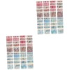Operitacx 2 Sets Washi Tape Set Scrapbook Supplies Stickers Fluorescent