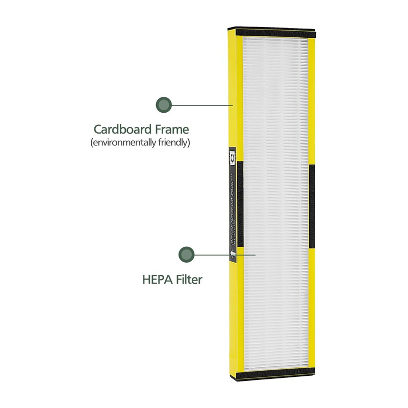 4 Pack FLT4825 HEPA Filter B Replacement with Activated Carbon