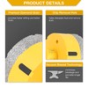 LFGUD Diamond Hole Saw Kit, 6-Piece Diamond Core Drill Bits