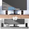 PERLESMITH Universal Swivel TV Stand for 37-77 inch TVs, Table