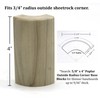 3/4" x 2 1/4" x 4" Poplar (Paint Grade) Outside