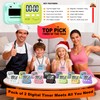 Antonki 2 Pack Digital Timer for Kids, Magnetic Countdown Kitchen