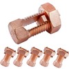 Split Bolt Wire Connector TJ-16, 6 Pack High Strength Copper