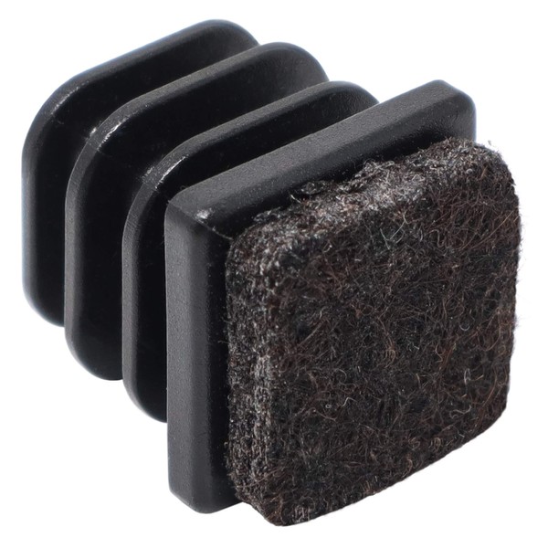 Adsamm INS-R-F-BL-2020-32 INS-R-F-BL-2020 32 x lamellar Plugs with Felt, Black,