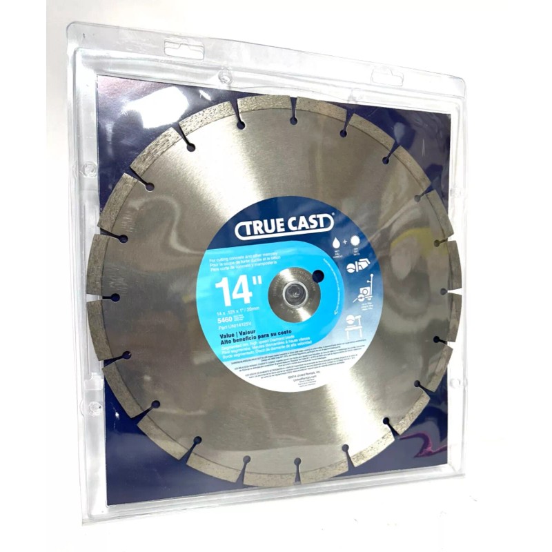 TRUE CAST UNI14125V 14" CONCRETE AND MASONRY DIAMOND SAW BLADE