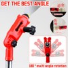 Dhqkqg Multi-Angle Paint Brush Extender Holder, Extension Pole Attachment for