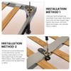 YUEYIN Under Bed Metal Support Legs, Adjustable Height Bed Frame
