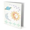 Celestial Stencil, 4.5 x 4.5 inch (S) - Mix Media