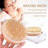 Body Brush, Natural Dry Brush, Massage Brush, Lymphatic Drainage, Exfoliating