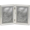 Lawrence Frames Verona Collection 5 x 7-Inch Metal Silver Hinged